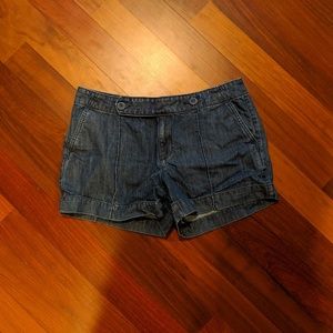 Denim sailor shorts